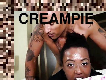 Imani Seduction And King Noire - Creampies Crazy Nympho Imani