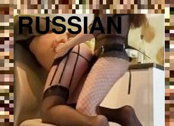 Fisted and Fucked russian sissy whore from the street- full clip on my Onlyfans (link In bio)