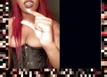 Sexy Ebony Goddess Degrading you for 2 Minutes Straight!