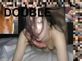 masturbation, giclée, anal, ejaculation-sur-le-corps, ados, hardcore, compilation, joufflue, double, webcam