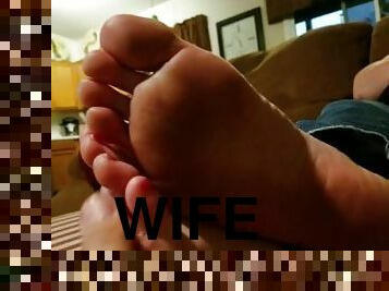 BBW Whore Wife Redhead Feet 1