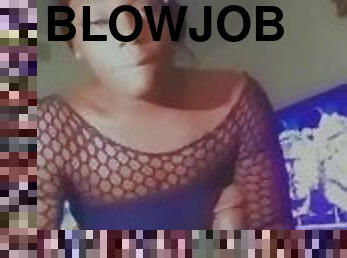 BlowJob Black Slut Sucking BBC Cock (PaRt 1)
