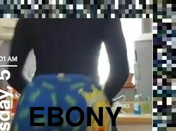 Slim thick Ebony twerk