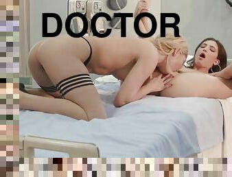 Doctor Aaliyah Loves Her Nurse - Lesbian Sex