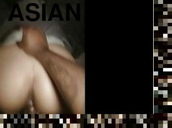 Big Booty Asian Whore Takes BBC DoggyStyle