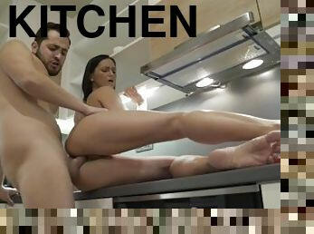 fucking the cook in the kitchen