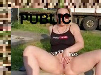 pissing, publiczne, amatorskie, blondynka, solo, czeskie, realne