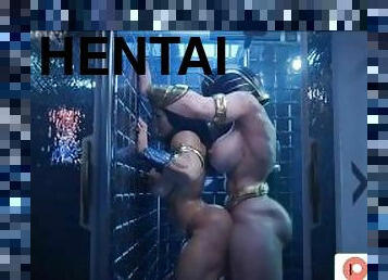 imbaiere, anal, lesbiana, futai, hentai