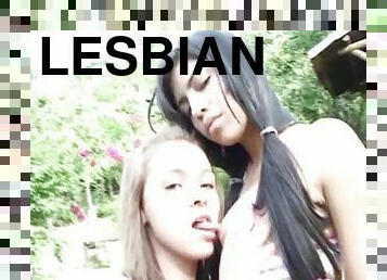Selina *** Lesbian Friend Licking and Rubbing Pussy