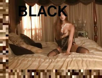 Black Corset Striptease