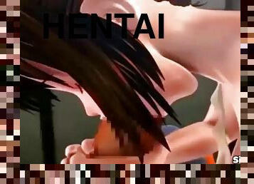 Horny big tits anime slut dildo hardsex