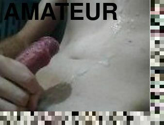 amateur, gay, paja, a-solas, gay-joven