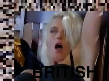 British retro pornstar Taylor Wane takes a hardcore cock!