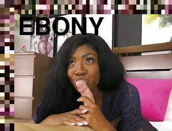 Anne Amari - Ebony Babe Sucks My Throbbing Pink Dick