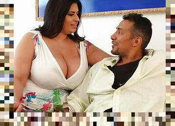 Hung Latino enjoys roughly banging a hot big breasted BBW