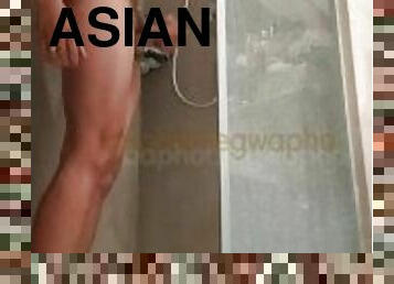 asyano, ligo, dyakol-masturbation, baguhan, talsik-ng-tamod, bakla, dyakol-jerking, ligo-shower, solo, pinay