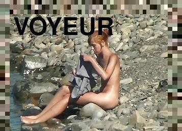 nudisti, allaperto, ragazze-giovani, videocamera, spiaggia, voyeur, naturali, telecamere-nascoste, reali