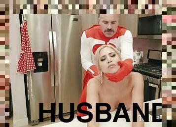 TOUGHLOVEX Caitlin Bell fucks her superhero husband