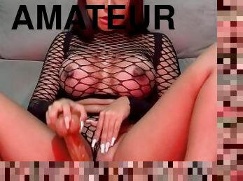 perä, isot-tissit, masturbaatio, orgasmi, amatööri, mälliotos, latino, käsihomma, tuhma, dildo