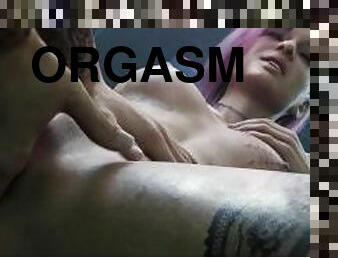Cyberpunk 2077 Judy Alvarez - Sex / Fingering squirt orgasm 3d Hentai - By RashNemain