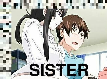 dark hair step sister hentai