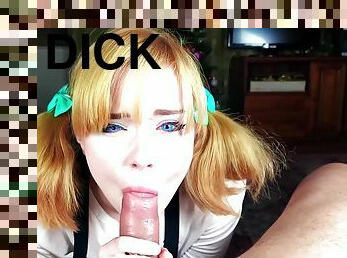 Cute Redhead Deepthroat Dick Lover And Anal Sex After College