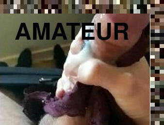 amatir, cumshot-keluarnya-sperma, penis-besar, handjob-seks-dengan-tangan-wanita-pada-penis-laki-laki, celana-dalam-wanita, sperma, seorang-diri, penis