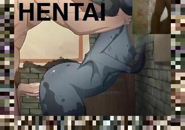 monstru, amatori, anal, mama, slobozita, animatie, hentai, solo