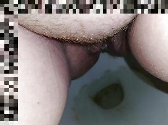 غروس, تبول, كس-pussy, هواة, سمينة-و-جميلة, مرحاض, سولو, وشم