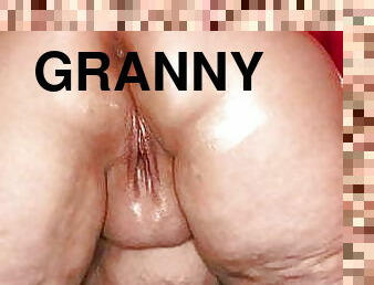 gros-nichons, anal, granny, belle-femme-ronde, américaine, gode, solo