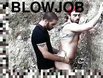 anal, blowjob, homofil, par, knulling-fucking