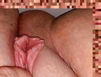 klitoris, feit, svær, pussy, lesbisk, milf, mamma, bbw, lubben, fingret