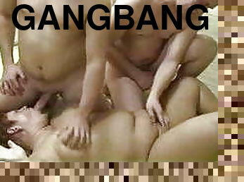 Anna&#039;s gangbang pt4