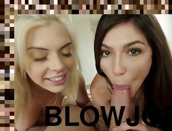 Allie Nicole And Gianna Gem - Show Us Your Cock