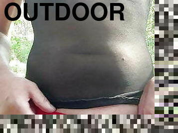 Outdoor in pantie