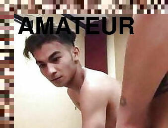 asia, amatir, anal, homo, pasangan, keluarga, bersetubuh, kamar-tidur, webcam, hotel