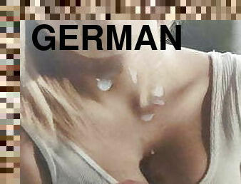 Cumshot Tribute on a Picture (German Wife)