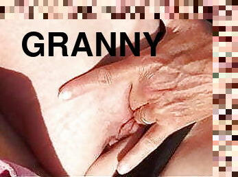 masturbaatio, isoäiti-granny, ranta