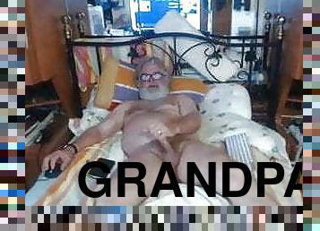 grandpa stroke on webcam