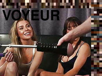 gros-nichons, masturbation, babes, jouet, cam, voyeur, secousses, décapage, femme-habillée-mec-nu, européenne