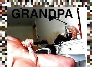 Cam Cum: Grandpa Cums on Cam