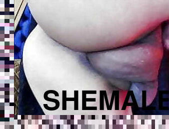 shemale, anal, ogromny-kutas, pieprzenie