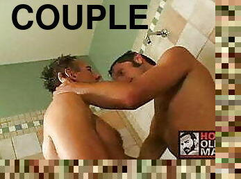 bagno, papà, rapporti-anali, gay, coppie, doccia, paparini, muscolosi