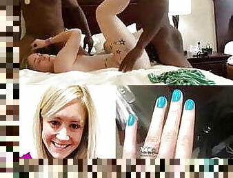 Married white whore fucks with Black Men