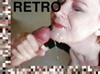 orgasme, amatør, cumshot, vintage, retro, rødhåret, facial, cum, europeisk, euro