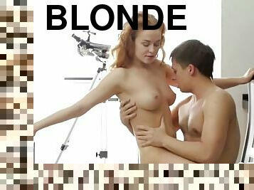 Tool goes deep inside sinful blonde jannas and wet beaver