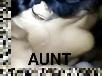 Aunty blowjob and fucking