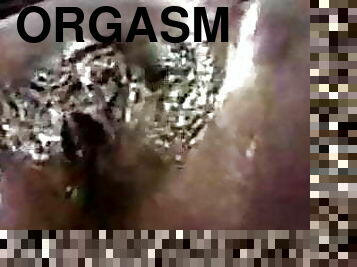 cul, masturbation, orgasme, maman, black, doigtage, africaine, tatouage