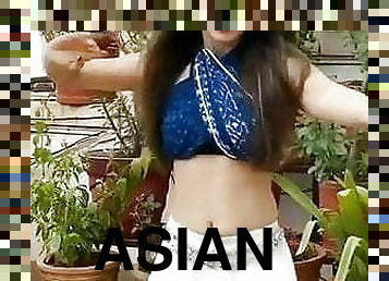 asiatisk, hårete, brystvorter, orgie, lesbisk, mamma, bikini, brutal