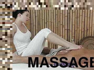 Massage Rooms-feet to seduce client